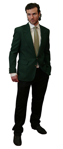 powder blue light blue blazer